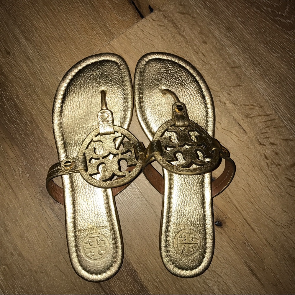 Tory Burch Gold Sandals